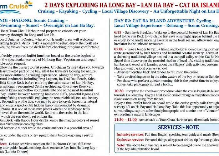 Unicharm Cruise - Hidden Route 2 Bays & Viet Village 4*